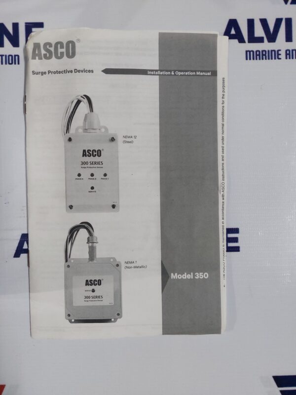 ASCO 300 SERIES 330YC05AWRL2S SURGE PROTECTIVE DEVICE