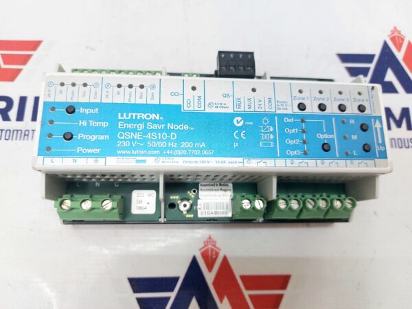 LUTRON QSNE-4S10-D ENERGI SAVR NODE 230V~ 50/60HZ 200MA