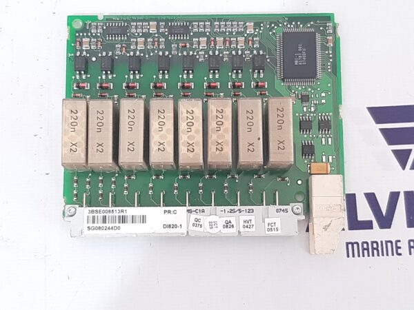 ABB DI820-1 INPUT MODULE CARD 3BSE008513R1 PR: C