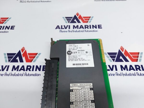 ALLEN-BRADLEY 1771-IVN/C 10-30 VDC LOW TRUE INPUT MODULE