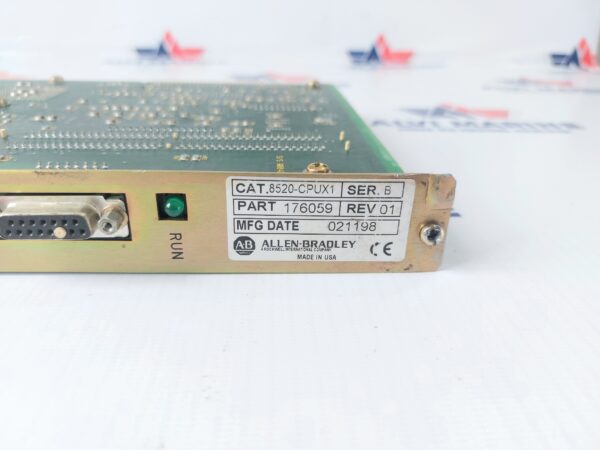 ALLEN-BRADLEY 8520-CPUX1 SER. B PROCESSOR MODULE 176059 REV 01