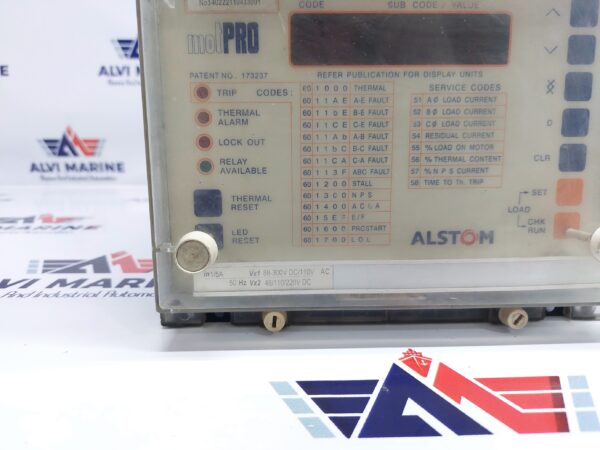 ALSTOM MCHNM MOTPRO PROTECTION RELAY 140222110433001