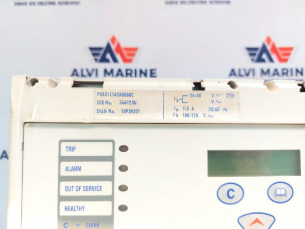 ALSTOM MICOM P343111A2A0060C FEEDER PROTECTION RELAY