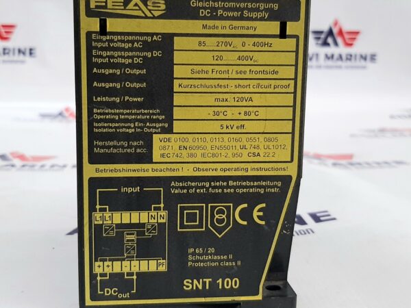 FEAS SNT 10024 DC POWER SUPPLY SNT100