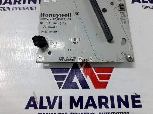 HONEYWELL CC-TAOX61 ANALOG OUTPUT IOTA RED (16) 51307081-175 REV: A