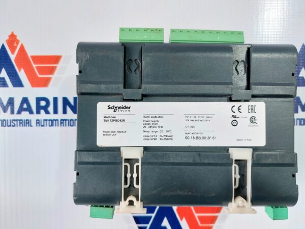 SCHNEIDER ELECTRIC MODICON M172 TM172PBG42R LOGIC CONTROLLER