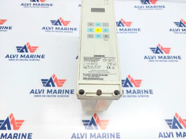 SIEMENS 7SJ6001-4EA00-0DA0/BB OVERCURRENT PROTECTION RELAY