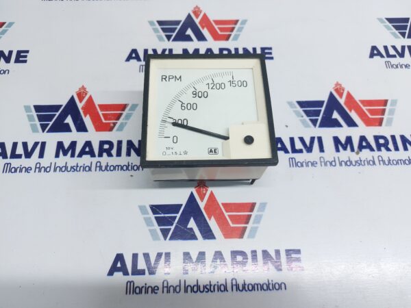 AE 09/3/121136/73 RPM METER 0-1500 RPM