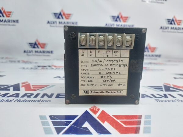 AE DIGITAL AC AMMETER 0-600 AAC