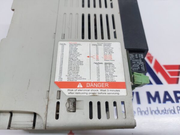 ALLEN-BRADLEY 22A-D1P4N104 VARIABLE FREQUENCY AC DRIVE