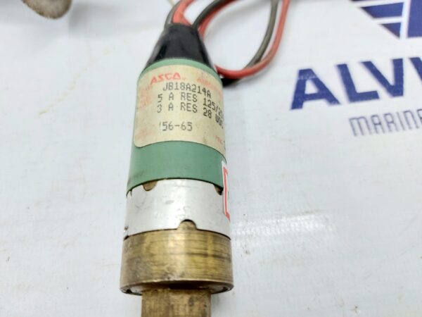 ASCO JB18A214A MINIATURE PRESSURE SWITCH