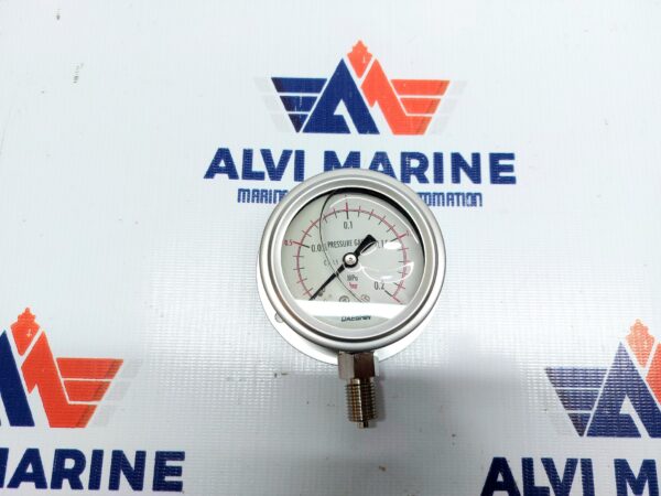 DAESHIN COMPOUND PRESSURE GAUGE 60PL X 0.25MPA/BAR