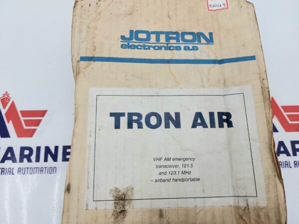 JOTRON TRON AIR VHF AM AIRBAND EMERGENCY TRANSCEIVER 121.5 AND 123.1 MHZ