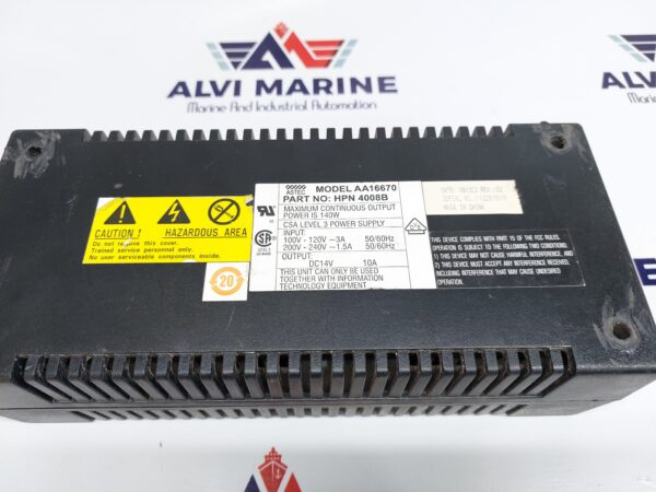 MOTOROLA AA16670 TWO WAY RADIO POWER SUPPLY HPN 4008B