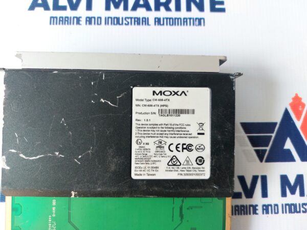 MOXA CM-600-4TX FAST ETHERNET INTERFACE MODULE