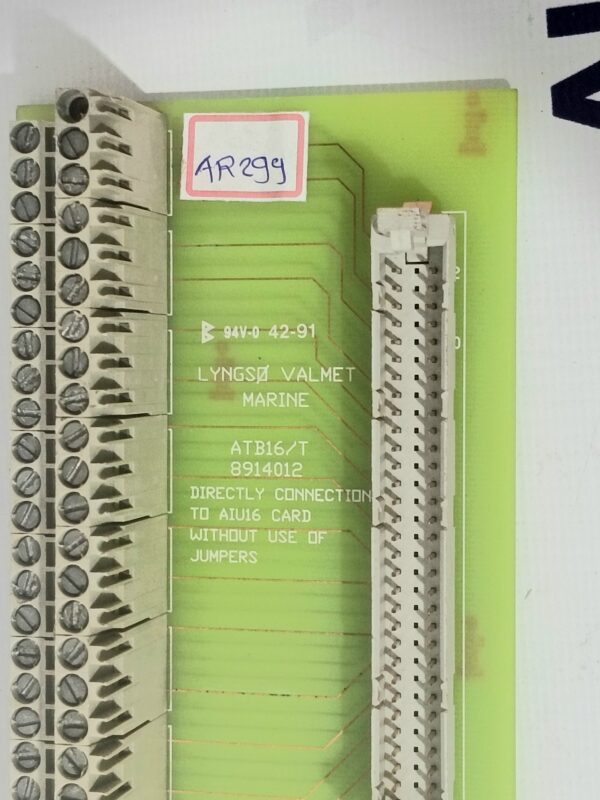 VALMET ATB16/T TERMINAL BOARD 8914012