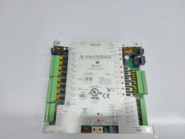 AUTOMATED LOGIC SE6166 CONTROL MODULE