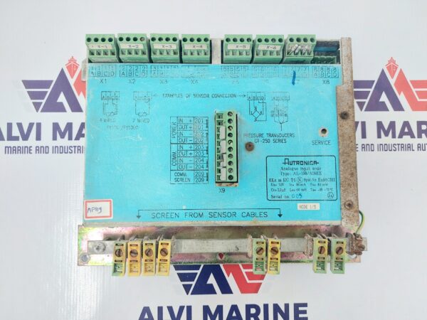 AUTRONICA AL-100/A18EX ANALOGUE INPUT NODE ALA101 7212-235.0000