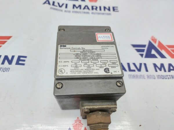 BARKSDALE ML1H-H351 TEMPERATURE SWITCH