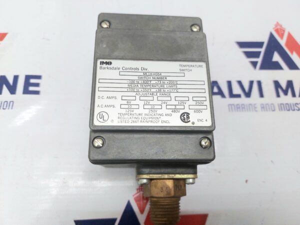 BARKSDALE ML1H-H354 TEMPERATURE SWITCH