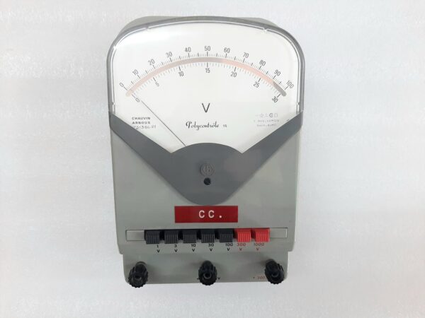 CHAUVIN ARNOUX POLYCONTROLE 15 VOLTMETER