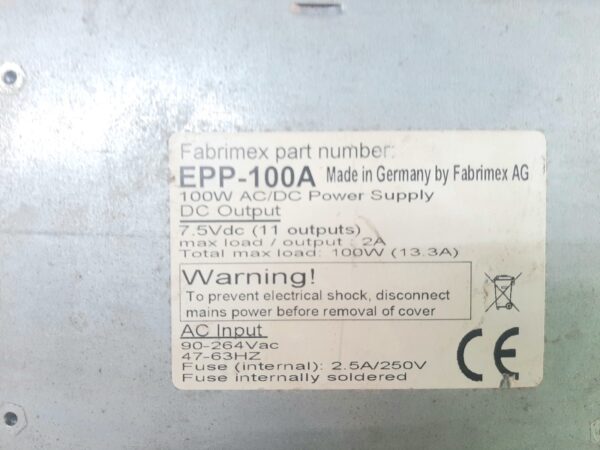 FABRIMEX / A2B EPP-100 POWER SUPPLY EPP-100A