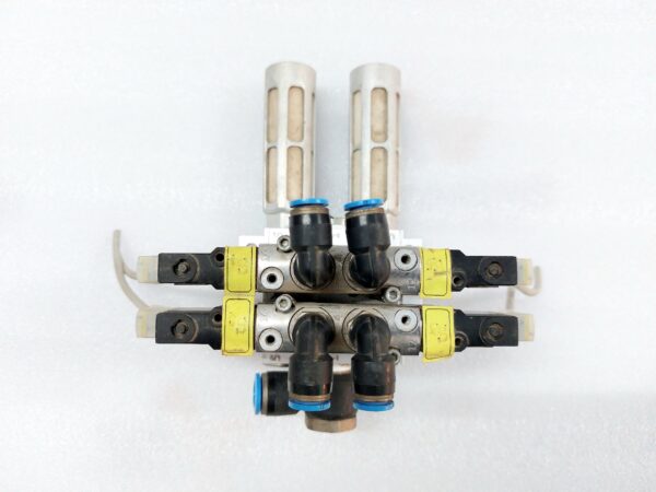 FESTO CPE14-PRS-3/8-2 CONNECTION BLOCK WITH CPE14-M1BH-5J-1/8 SOLENOID VALVE