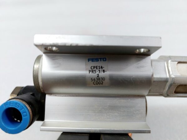 FESTO CPE14-PRS-3/8-2 CONNECTION BLOCK WITH CPE14-M1BH-5J-1/8 SOLENOID VALVE