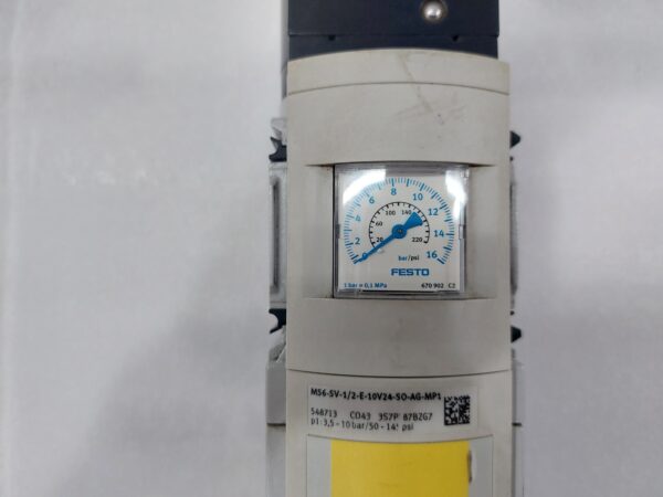 FESTO MS6-SV-1/2-E-10V24-SO-AG-MP1 PNEUMATIC SOFT START VALVE