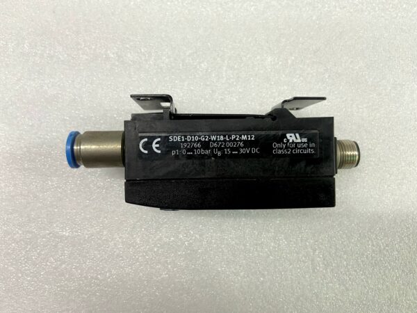 FESTO SDE1-D10-G2-W18-L-P2-M12 PRESSURE SWITCH 0...10BAR