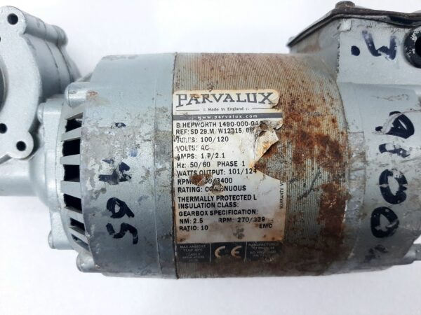 PARAVALUX B HEPWORTH 1490-000-GA65-L WIPER ELECTRIC MOTOR SD29.M