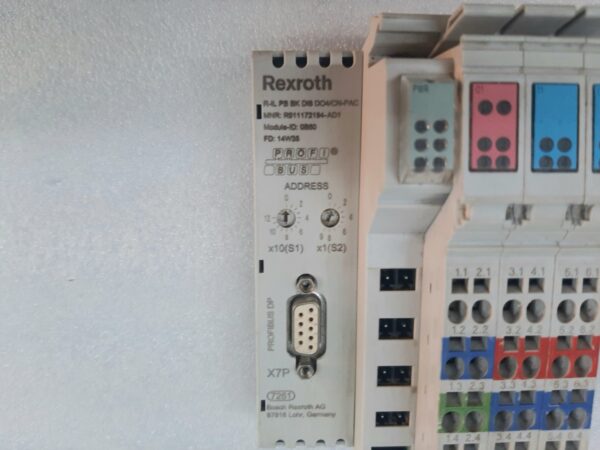 REXROTH R-IL PB BK DI8 DO4/CN-PAC INLINE PROFIBUS R911172194-AD1