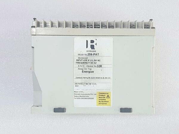 RISHABH 256-PAT PROTECTOR RELAY MODULE 256-PATG-LS-BX-SB-C5-EA