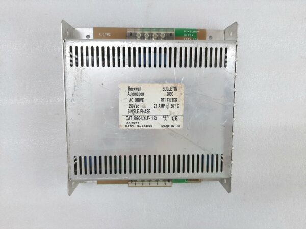 ROCKWELL AUTOMATION CAT 2090-UXLF-123 AC DRIVE RFI FILTER