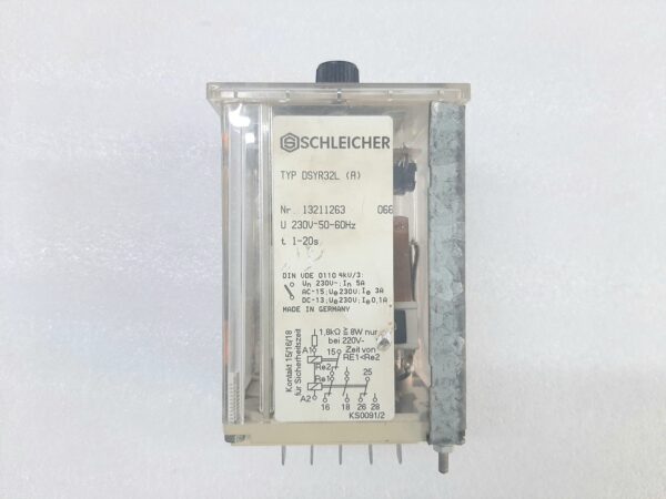 SCHLEICHER DSYR32L (A) TIMER RELAY 230V~50-60Z