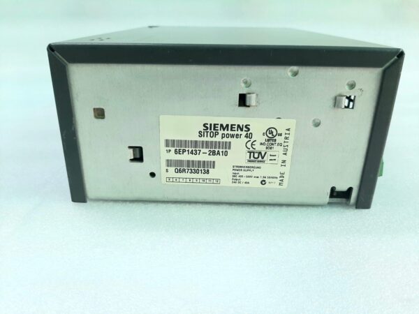 SIEMENS 6EP1 437-2BA10 POWER SUPPLY 3AC 400-500V