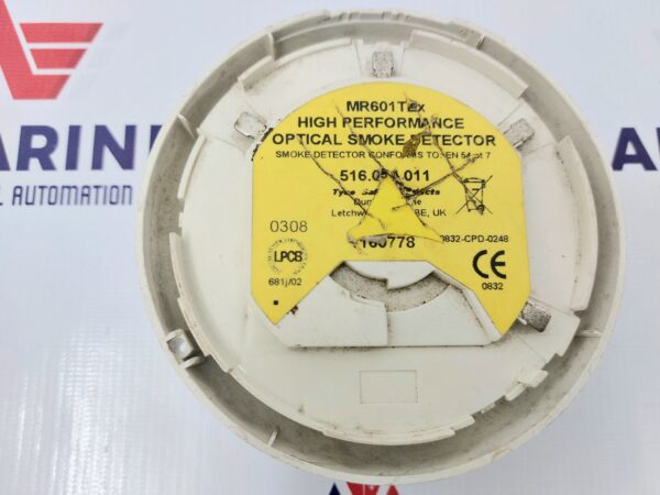 TYCO MR601TEX HIGH PERFORMANCE OPTICAL SMOKE DETECTOR 516.054.011