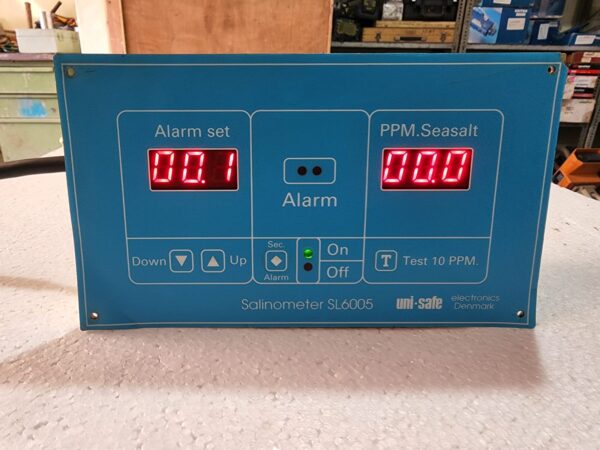 UNI-SAFE SALINOMETER SL6005 METER PANEL SL 6005 REV. 1