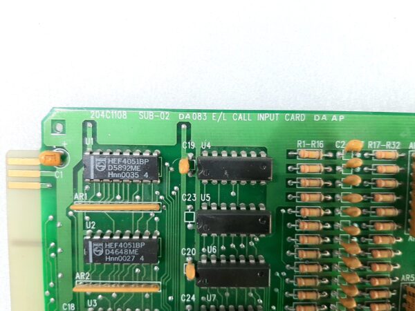 HYUNDAI 204C1108 SUB-02 DA083 E/L CALL INPUT CARD