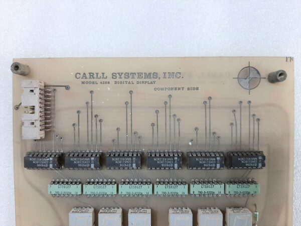 CARLL SYSTEM 4202 DIGITAL DISPLAY BOARD