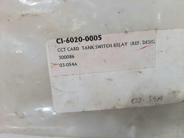 CI-6020-0005 CCT CARD TANK SWITCH RELAY 300088