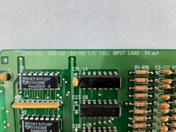 HYUNDAI 204C1108 SUB-02 DA083 E/L CALL INPUT CARD