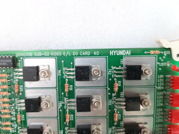 HYUNDAI 204C1118 ELEVATOR CONTROL CARD SUB-02 K085 E/L DO CARD K0