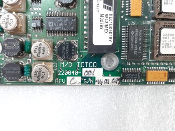 M/D TOTCO 220839 REV. C INTERFACE CARD 220840-001