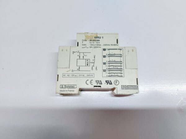 CROUZET MRU TIME DELAY RELAY 88 828 000