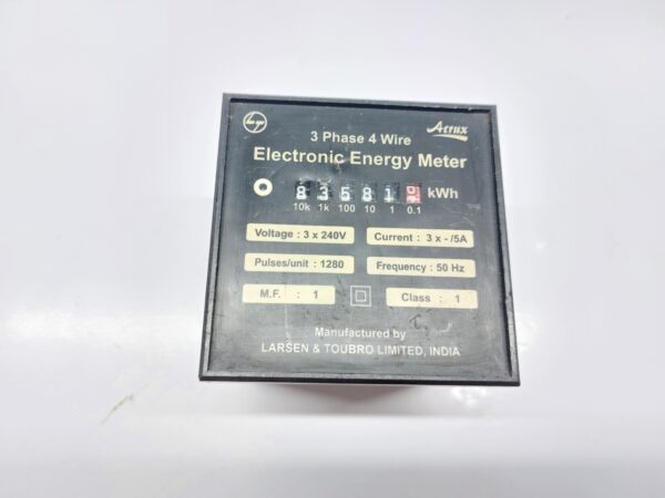 LARSEN & TOUBRO ACRUX 3 PHASE 4 WIRE ELECTRONIC ENERGY METER