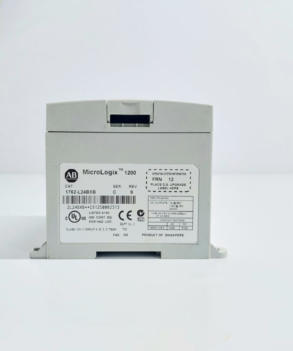 ALLEN-BRADLEY 1762-L24BXB MICROLOGIX 1200 PLC CONTROLLER SER.C REV. 9 - Image 6