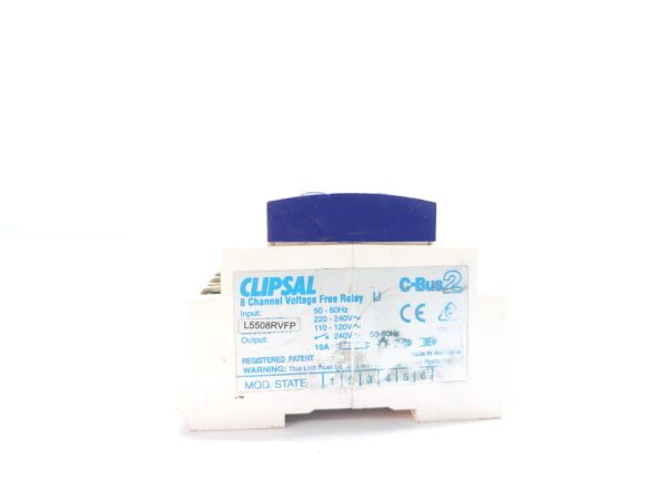 CLIPSAL C-BUS2 L5508RVFP 8-CHANNEL VOLTAGE FREE RELAY