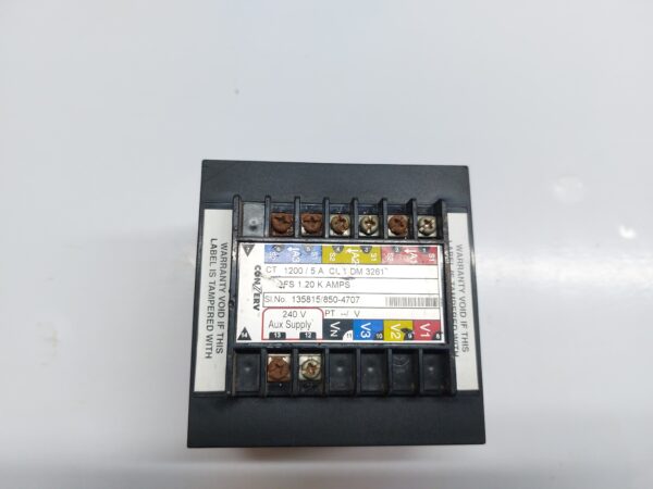 CONZERV DM 3261 CT 1200/5A ENERGY METER - Image 7