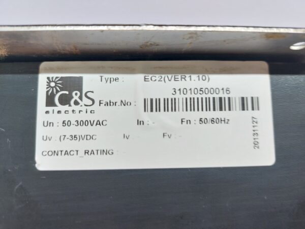 C&S ELECTRIC EC-2 ENGINE CONTROL RELAY - Image 7